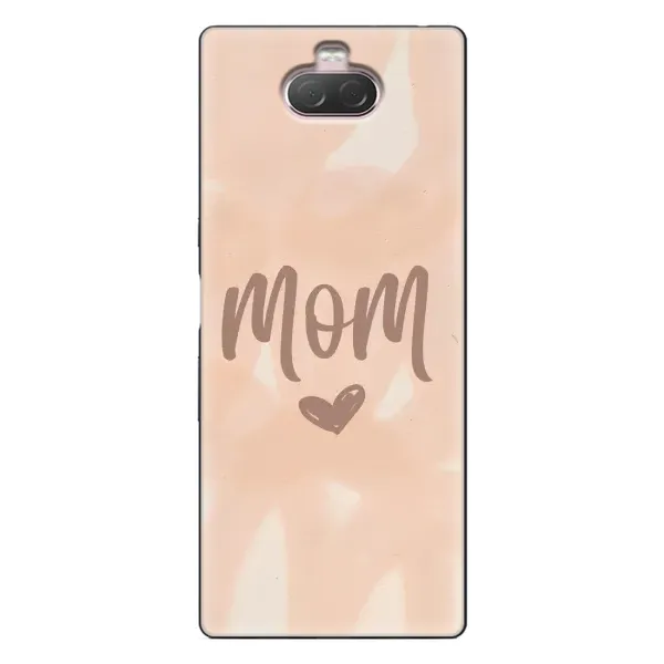 Чехол с рисунком «Love mom» для Sony Xperia 10 Чехол с рисунком «Love mom» для Sony Xperia 10