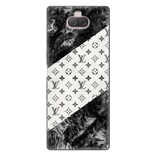 Чехол с рисунком «LV на белом» для Sony Xperia 10 Чехол с рисунком «LV на белом» для Sony Xperia 10