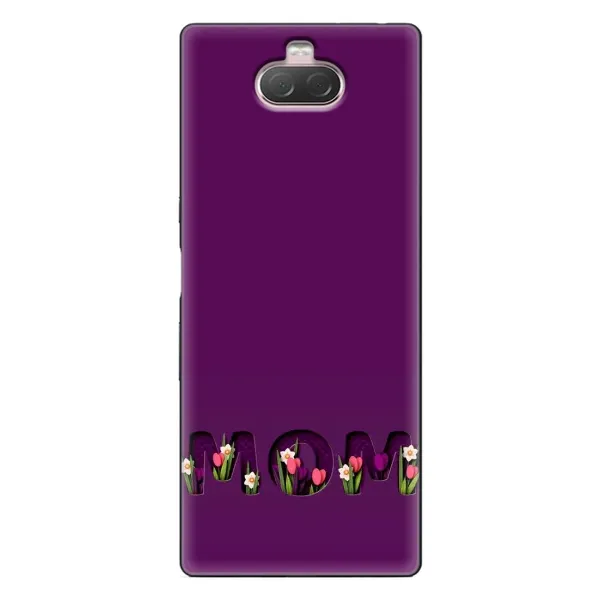 Чехол с рисунком «Мама с цветами» для Sony Xperia 10 Чехол с рисунком «Мама с цветами» для Sony Xperia 10
