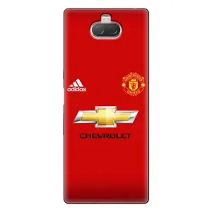 Силиконовые Чехлы принт Футбол на Sony Xperia 10 (Man United)