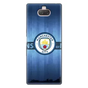 Силиконовые Чехлы принт Футбол на Sony Xperia 10 (ManCity)