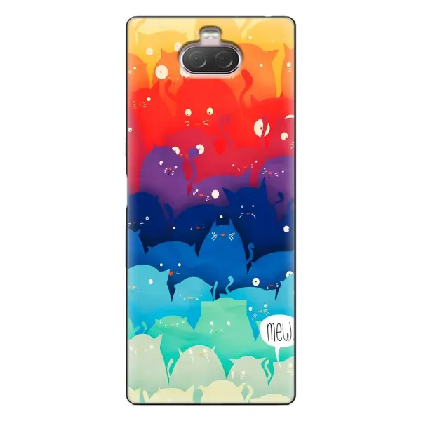 Чехол с рисунком «Mew» для Sony Xperia 10 Чехол с рисунком «Mew» для Sony Xperia 10