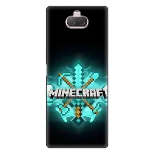 Чехол майнкрафт для Sony Xperia 10 (MineCraft 2)