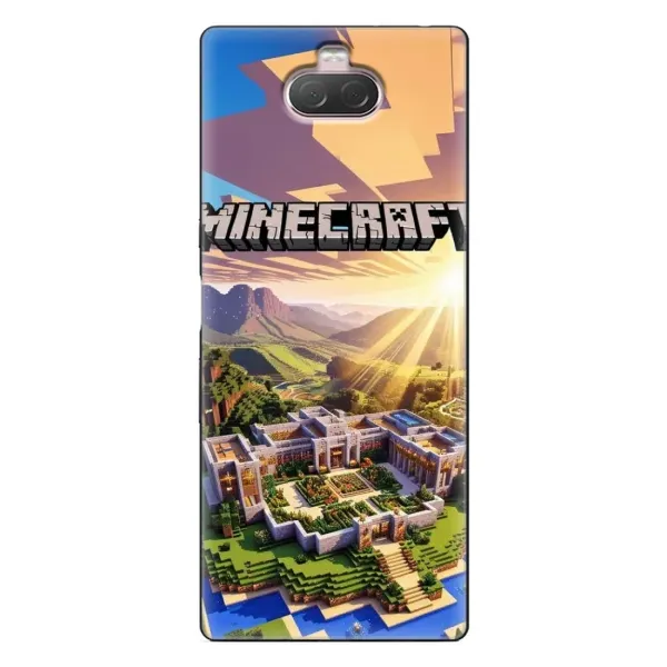 Чехол с рисунком «MINECRAFT» для Sony Xperia 10 Чехол с рисунком «MINECRAFT» для Sony Xperia 10