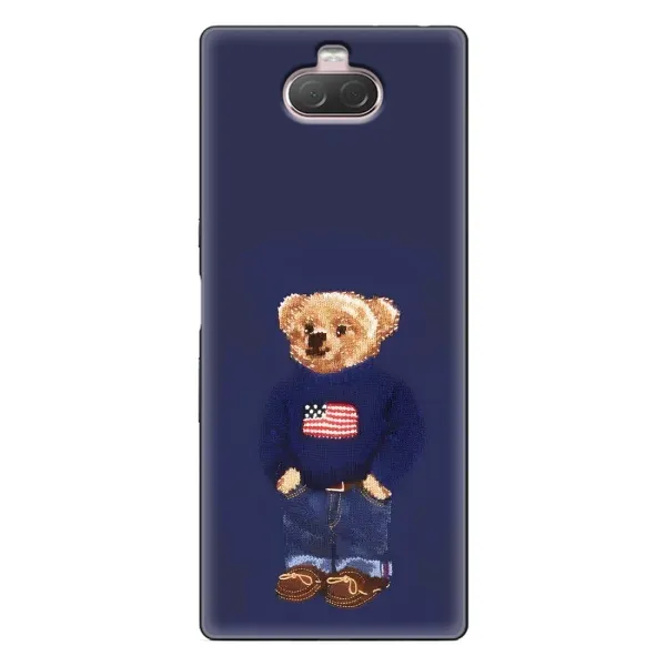 Чехол с рисунком «Мишка USA» для Sony Xperia 10 Чехол с рисунком «Мишка USA» для Sony Xperia 10