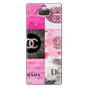 Чехол (Dior, Prada, YSL, Chanel) для Sony Xperia 10 (Модница)