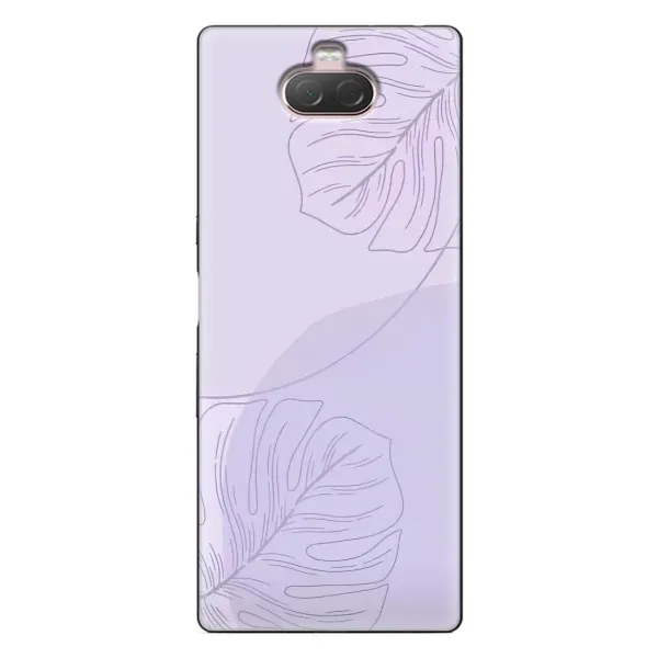 Чехол с рисунком «Монстера фиолетовая» для Sony Xperia 10 Чехол с рисунком «Монстера фиолетовая» для Sony Xperia 10
