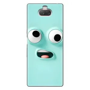 Силиконовые Чехлы (смешные стикеры) для Sony Xperia 10 (Забавное мятное лицо)