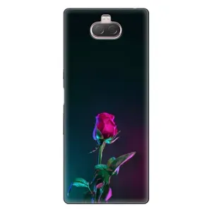 Чохли з принтом Троянд для Sony Xperia 10 (Нічна троянда)