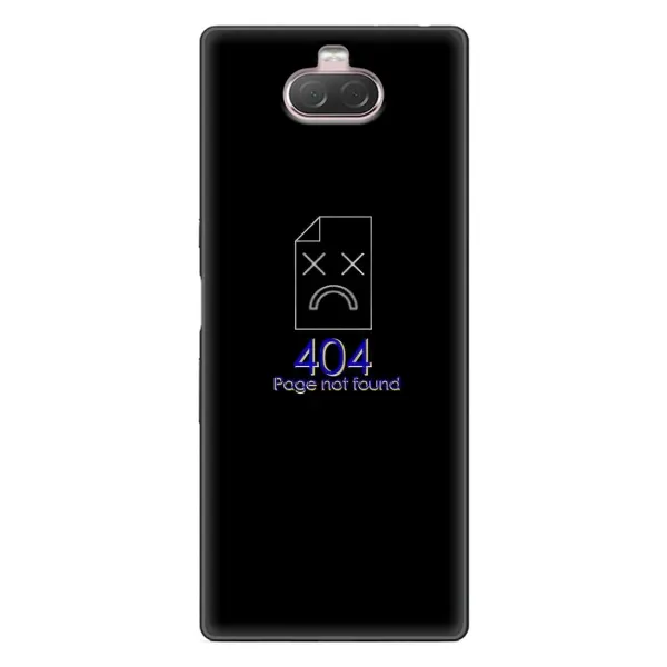 Чехол с рисунком «Ошибка 404» для Sony Xperia 10 Чехол с рисунком «Ошибка 404» для Sony Xperia 10