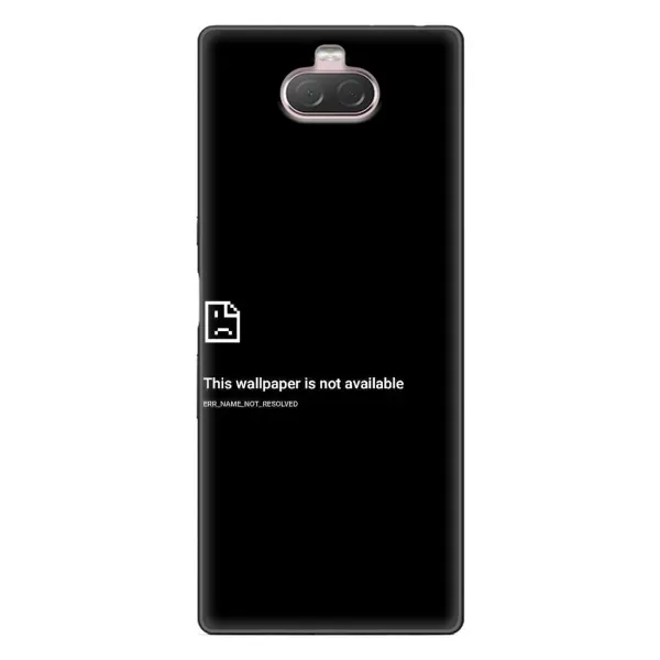 Чехол с рисунком «Ошибка» для Sony Xperia 10 Чехол с рисунком «Ошибка» для Sony Xperia 10