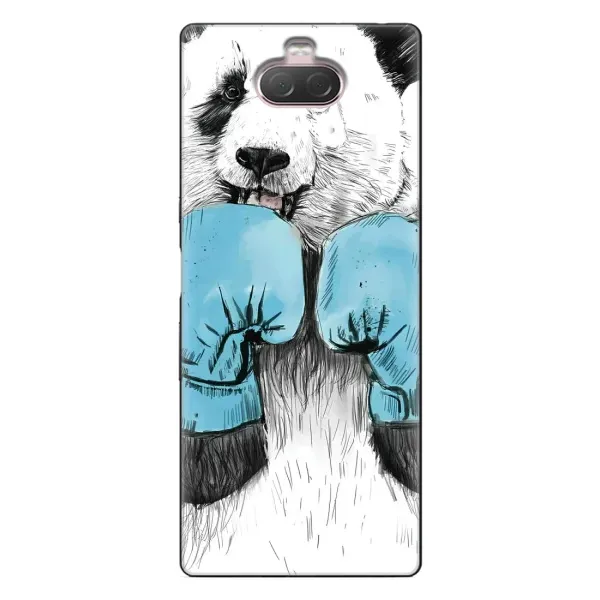 Чехол с рисунком «Панда боксер» для Sony Xperia 10 Чехол с рисунком «Панда боксер» для Sony Xperia 10