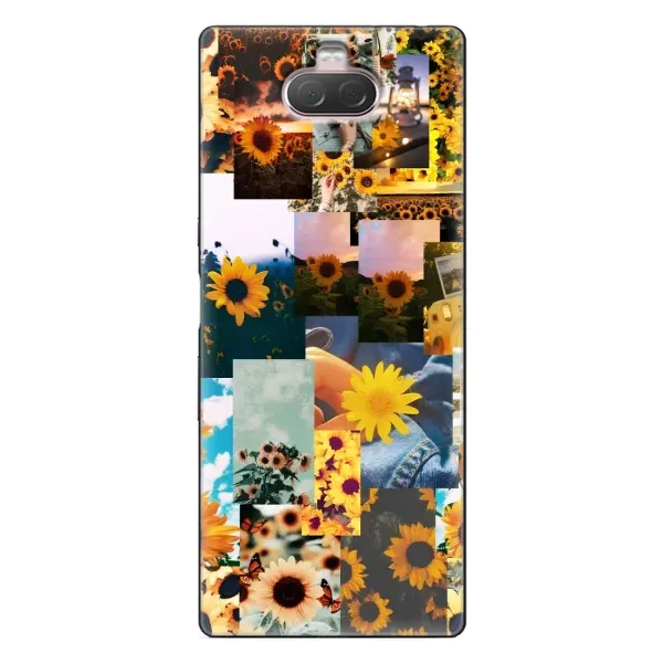 Чехол с рисунком «Подсолнуховый дизайн» для Sony Xperia 10 Чехол с рисунком «Подсолнуховый дизайн» для Sony Xperia 10