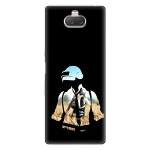 Чохол з картинкою "Герой Pubg" на Sony Xperia 10 (Пубг мен)