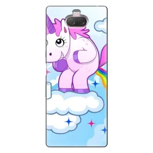 Чохол Unicorn на Sony Xperia 10 (Веселка Єдиноріга)