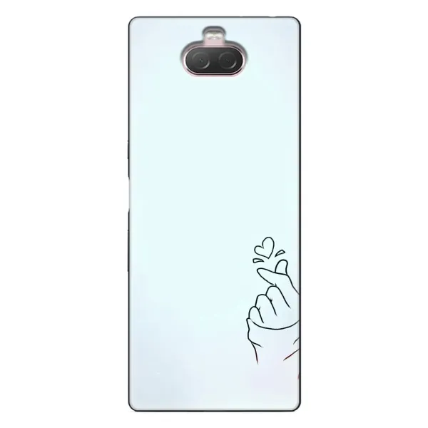 Чехол с рисунком «Сердце на голубом» для Sony Xperia 10 Чехол с рисунком «Сердце на голубом» для Sony Xperia 10