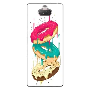 Чехол с изображением вкусной еды для Sony Xperia 10 (Сочные пончики)