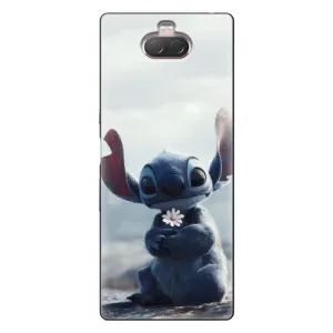 Чохол з малюнком Стіч для Sony Xperia 10 (Стіч з квіткою)