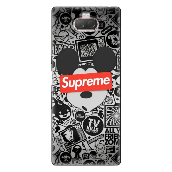 Чехол с рисунком «Supreme Маус» для Sony Xperia 10 Чехол с рисунком «Supreme Маус» для Sony Xperia 10