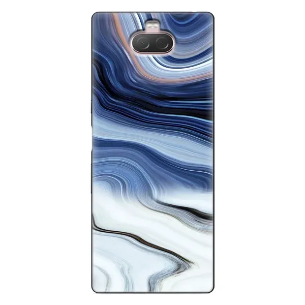 Чехол с рисунком «Светлый мрамор» для Sony Xperia 10 Чехол с рисунком «Светлый мрамор» для Sony Xperia 10