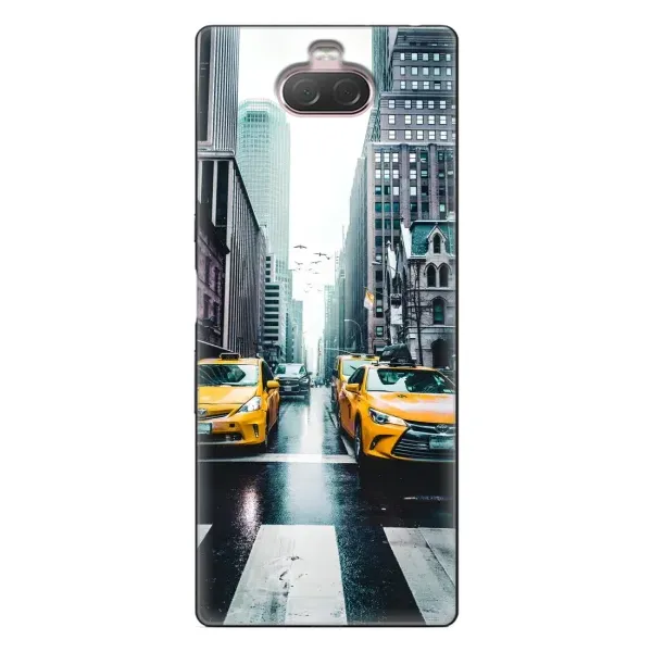 Чехол с рисунком «Такси» для Sony Xperia 10 Чехол с рисунком «Такси» для Sony Xperia 10