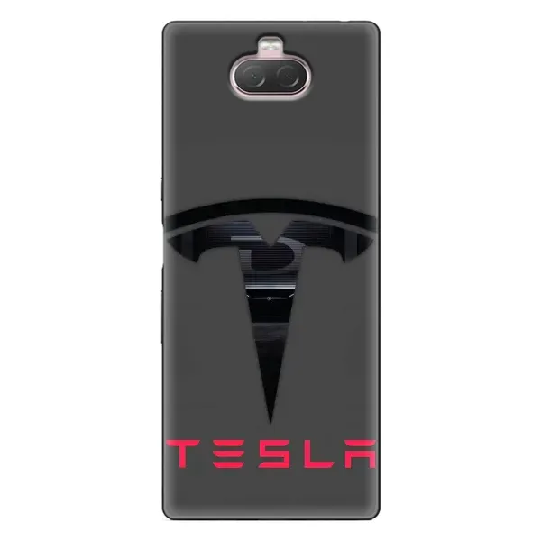Чехол с рисунком «Logo TESLA» для Sony Xperia 10 Чехол с рисунком «Logo TESLA» для Sony Xperia 10