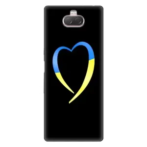 Силиконовый Чехол на Sony Xperia 10 (Я-Украина) (Украинское сердце)