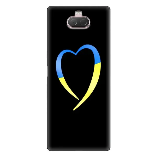 Чехол с рисунком «Украинское сердце» для Sony Xperia 10 Чехол с рисунком «Украинское сердце» для Sony Xperia 10