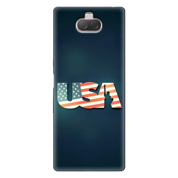 Чехол с рисунком «USA» для Sony Xperia 10 Чехол с рисунком «USA» для Sony Xperia 10