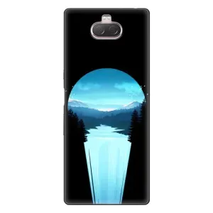 Летний Чехол на Sony Xperia 10 (Синий Водопад)