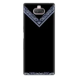 Силиконовый Чехол на Sony Xperia 10 (Воротник вышиванки)