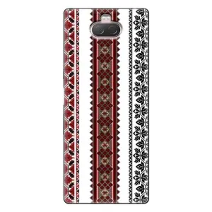 Силиконовый Чехол на Sony Xperia 10 с картинкой Вышиванки (Вышиваночки)