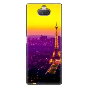 Чехол с Эйфелевой башней на Sony Xperia 10 (Яркая башня)