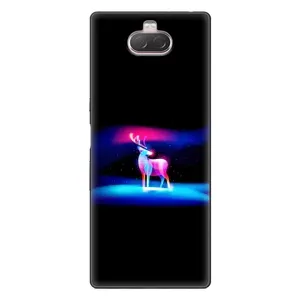 Силіконовий бампер з картинкою звірів для Sony Xperia 10 (Яскравий олень)