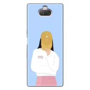 Силіконовый Чохол на Sony Xperia 10 з картинкой Модных девушек (Жовта кепка)