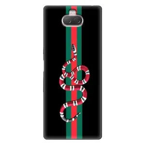 Чехлы Бренд GUCCI для Sony Xperia 10 (Змей Гуччи)