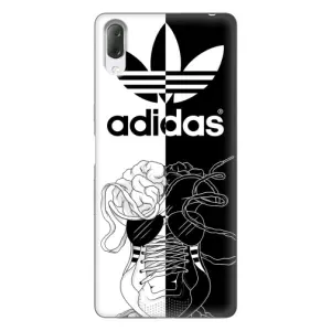 Чехол в стиле "Адидас" для Хпериа Л3 (Adidas шнурки)