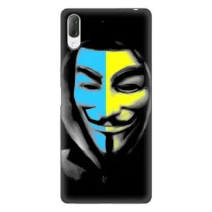 Чехол с Украинской символикой на Хпериа Л3 (Анонимус патриот)