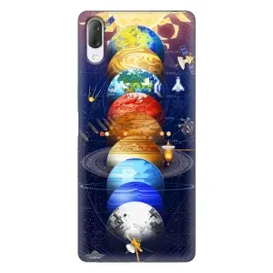 Чехол (ТПУ) с планетами на Sony Xperia L3 (Арт планети)