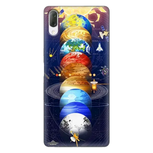 Чехол с рисунком «Арт планети» для Sony Xperia L3 Чехол с рисунком «Арт планети» для Sony Xperia L3