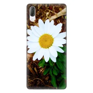 Чехол с ромашками на Sony Xperia L3 (Белая ромашка)