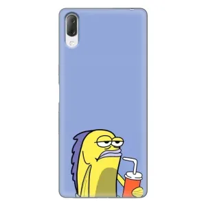 Бампер с принтом Мемы для Sony Xperia L3 (Безразличие)