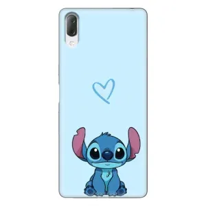 Чехол с рисунком «Голубой Стич» для Sony Xperia L3