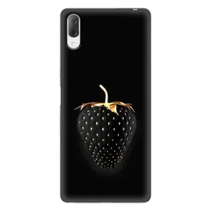 Чехол с изображением вкусной еды для Sony Xperia L3 (Чёрная клубника)