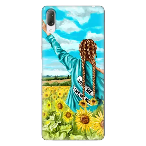 Чехол с рисунком «Девушка на поле» для Sony Xperia L3 Чехол с рисунком «Девушка на поле» для Sony Xperia L3