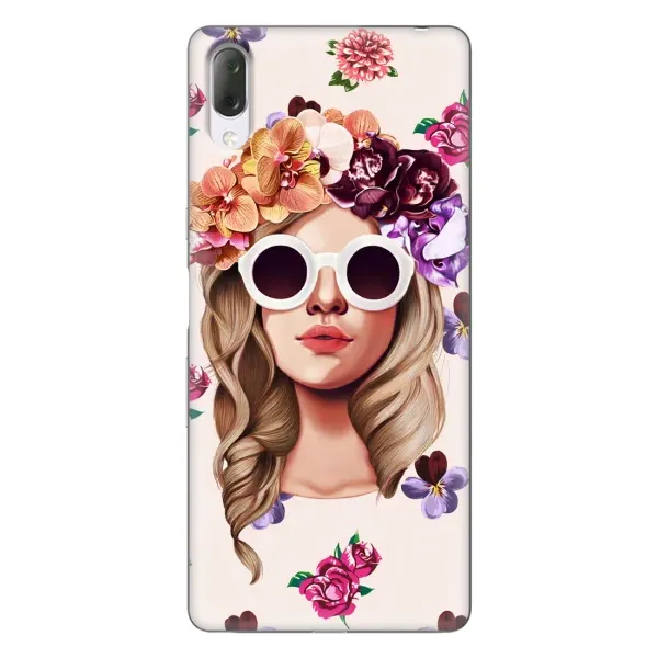 Чехол с рисунком «Девушка в очках» для Sony Xperia L3 Чехол с рисунком «Девушка в очках» для Sony Xperia L3