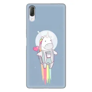 Чехол Unicorn на Sony Xperia L3 (Единорог космонавт)