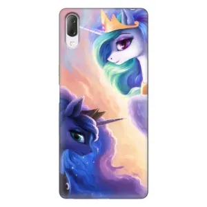 Чехол Unicorn на Sony Xperia L3 (Единорожки на тучках)