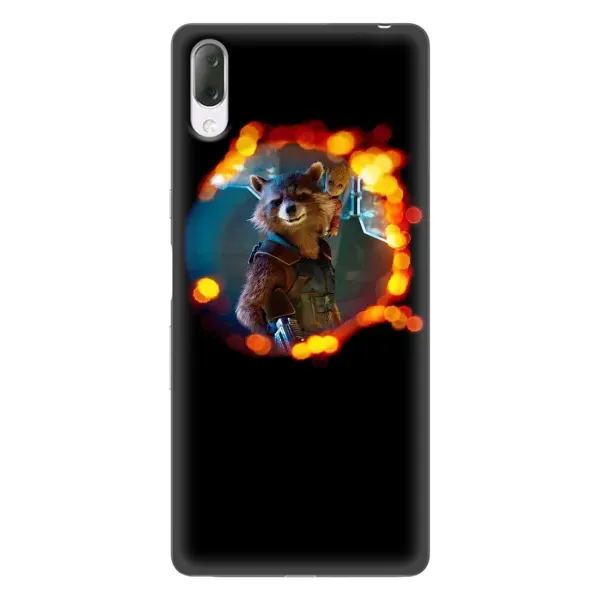 Чехол с рисунком «Енот Ракета» для Sony Xperia L3 Чехол с рисунком «Енот Ракета» для Sony Xperia L3