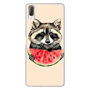Силіконовий Чохол з Энотами на Sony Xperia L3 (Єнот)